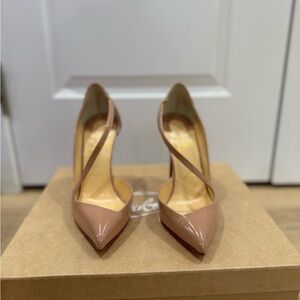 Christian Louboutin Nude Patent Heels